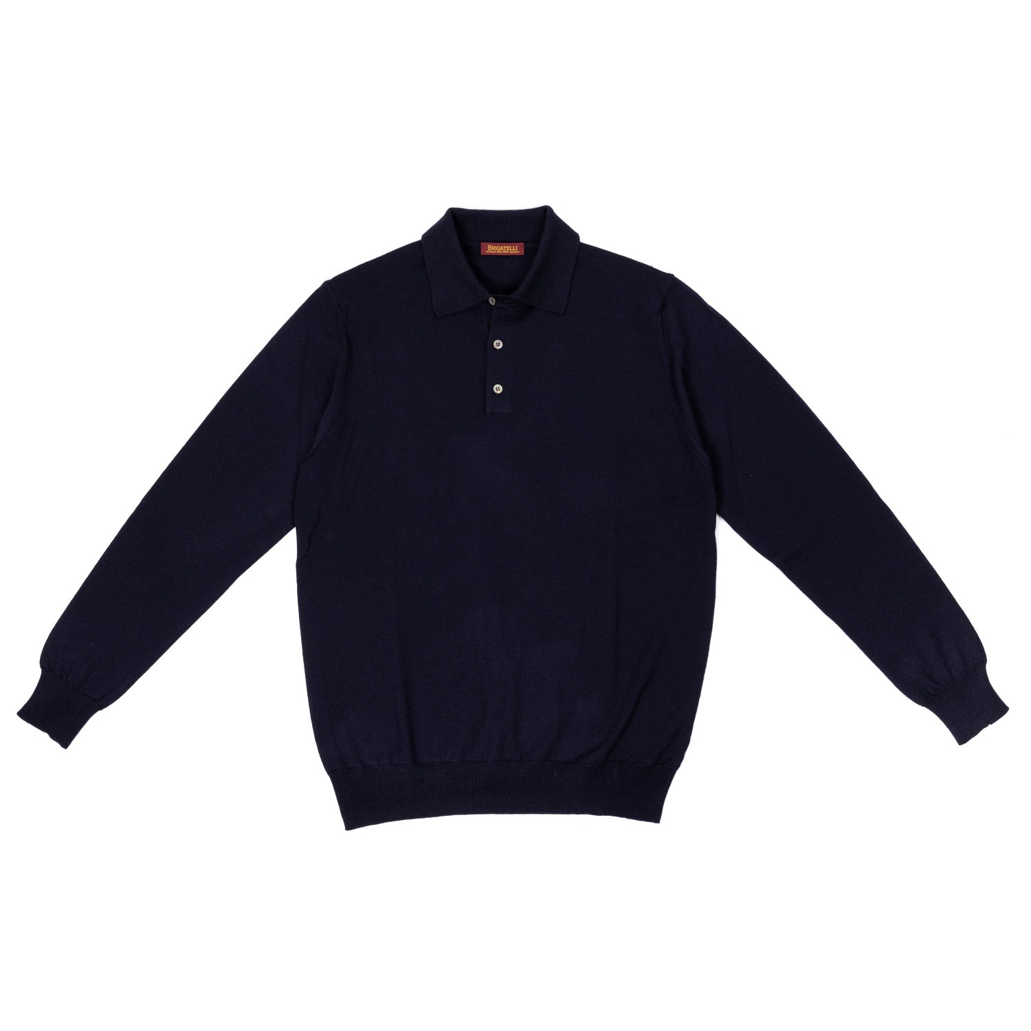 Brigatelli dal 1922 per Michael Jondral: Strickpolo aus feinster Merinowolle - 12 Gauge Merino Extrafine